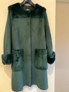 Adolfo Dominguez 女性用コート　グリーン