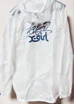 X-girl ジャケット ナイロンパーカー 透明フード付き ナイロンジャケット