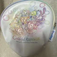ディズニー　シー　ダッフィーフレンズ　カラフルハピネス　ポーチ