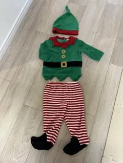 クリスマス　エルフ　コスチューム 70cm 小人