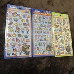 ズートピア ボンボンドロップシール　3種