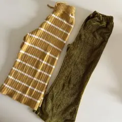 【美品】秋冬キッズ パンツ 2点セット