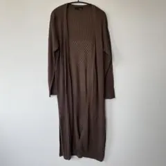 Re:EDIT ブラウンロングカーディガン