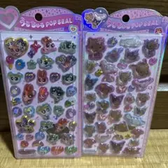 パワーパフガールズ サンリオ うるちゅるポップシール 2種