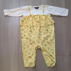 futafuta フラワープリントロンパース