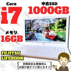 Windows11 Corei7 高速 SSD ノートパソコン メモリ16GB