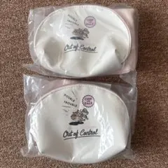 DHC チップ＆デール ポーチ＆タオルハンカチセット 2個セット ピンク