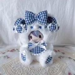 ハンドメイド おすわりぬい服 着ぐるみ 10cm