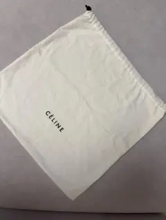 本日限定価格！CÉLINE コットン収納袋 ホワイト