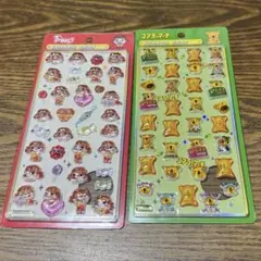 ボンボンドロップシール ペコちゃん・コアラのマーチ ２個セット