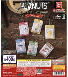 PEANUTS スヌーピー　パッケージミニチュアコレクション コンプリート