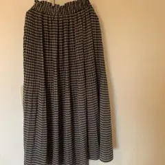 千鳥　フレア　ロング　スカート　フリル　スナイデル　リリーブラウン　シフォン