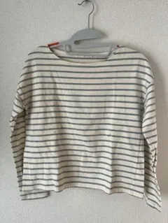 アースミュージックアンドエコロジー　ボーダー　トップス　レディース　長袖　M