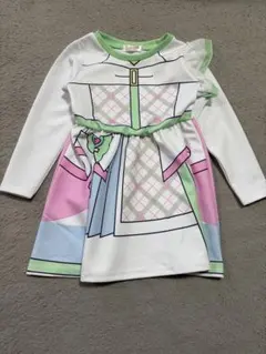 キミとアイドルプリキュア キュアズキューン なりきり ワンピース　100サイズ