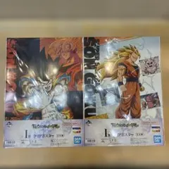 一番くじ ドラゴンボール I賞 クリアポスター 孫悟空 超サイヤ人3&悟空