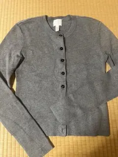 H&M リブニットカーディガン