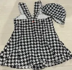 ママソング 子供用 水着 女の子 100 110 キャップ付き
