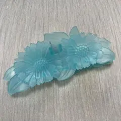 フラワーデザインヘアクリップ　バレッタ　昭和レトロ
