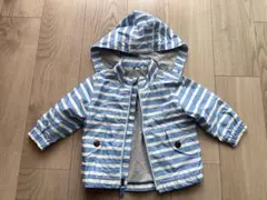 Baby Gap ウインドブレーカーボーダー帽子取り外し可能 80cm