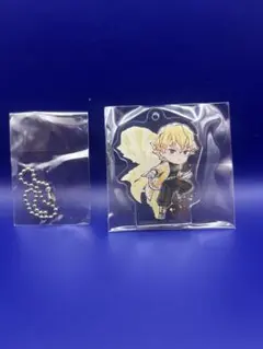 【新品未開封‼️】鬼滅の刃 我妻善逸 アクリルキーホルダー ボールチェーン付き