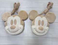 ミッキーマウス　ポシェット　パスケース　2個セット
