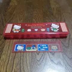 サンリオ　ハローキティペンケース　 筆箱 定規付き