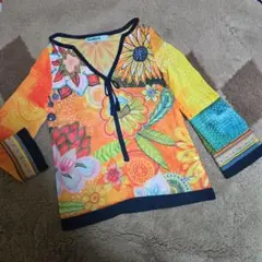 Desigual カラフル花柄 チュニック S