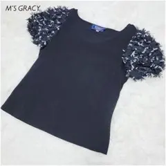 可愛い✨M'S GRACY/エムズグレイシー　パフスリーブ フリル　カットソーのサムネイル
