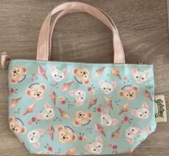 【希少品】香港ディズニー ダッフィー&ジェラトーニ弁当箱袋のサムネイル