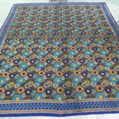 インド綿100%ethnicマルチカバー★大判サイズ★220✕260cm