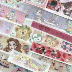 ディズニー フレークシール 100枚 ダッフィー マステ 　切り売り