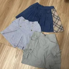 女の子 スカート キュロット スカパン まとめ売り 140