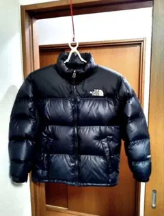 ノースフェイス　ヌプシ　センターロゴ　黒　700