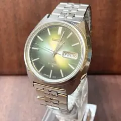 新品電池交換済SEIKO TYPE II グリーンモルフォ カットガラス風防