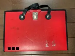 習字道具　書道セット　赤　オーソドックス