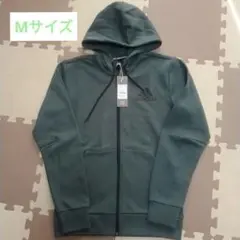 adidas ダークグリーン パーカー Mサイズ