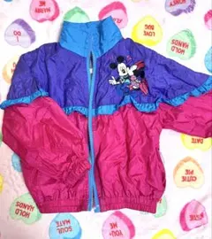 ミッキー ミニー 刺繍 ジャケット パンツ　キッズ用　ヴィンテージ