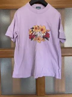 ポロクラブ ピンク プリントTシャツ Mサイズ コットン100% レディースのサムネイル