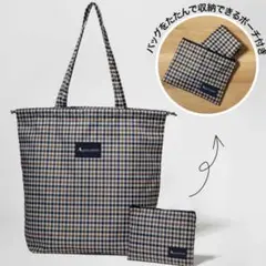 GLOW 24年7月号【付録】 アクアスキュータム ポーチ付き2WAYエコバッグ