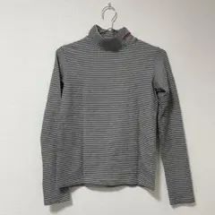 SLY ボーダーハイネック長袖
