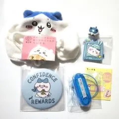ちいかわ ハチワレ ねこのかぶりもの 缶ミラー アクリルネームタグ まとめ売り