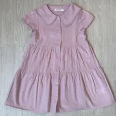 (美品)SLAP SLIP♡セーラー襟ティアードワンピース パープルのサムネイル