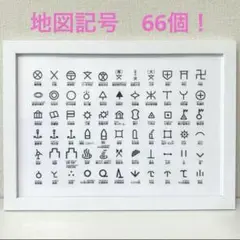 地図記号　主要66種類