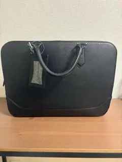 黒 合成皮革 ビジネスバッグ