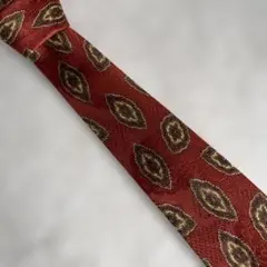 Burberrys ペイズリー柄 ネクタイ 赤