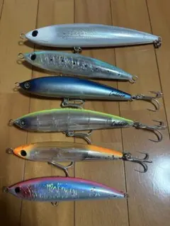 マグロ　トップウォーター ルアーセットとアクセサリー トップウォーター(マグロ)ハードルアー4点セット - メルカリ