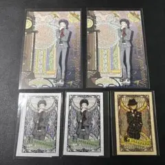 文豪ストレイドッグス 芥川龍之介　中原中也　ポストカード　ステッカー5点セット