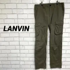 LANVIN ランバン　カーゴパンツ　カーキ　ミリタリー　ストレートのサムネイル