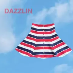 DAZZLIN ボーダー柄 フレアキュロットスカートのサムネイル