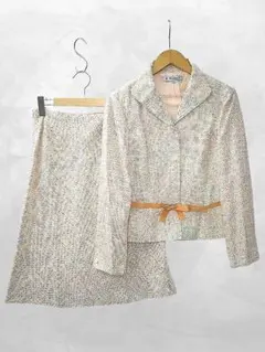 エムズグレイシー M'S GRACY カラフルツイードスカートスーツセットアップ